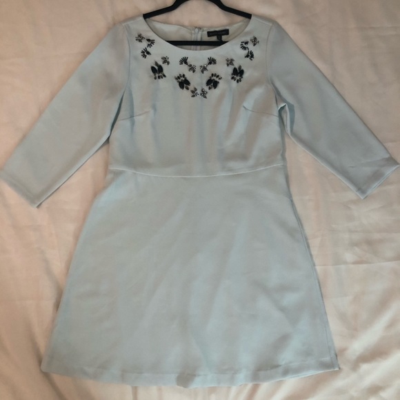 Banana Republic Embellished Dress Size 14P - Picture 2 of 12